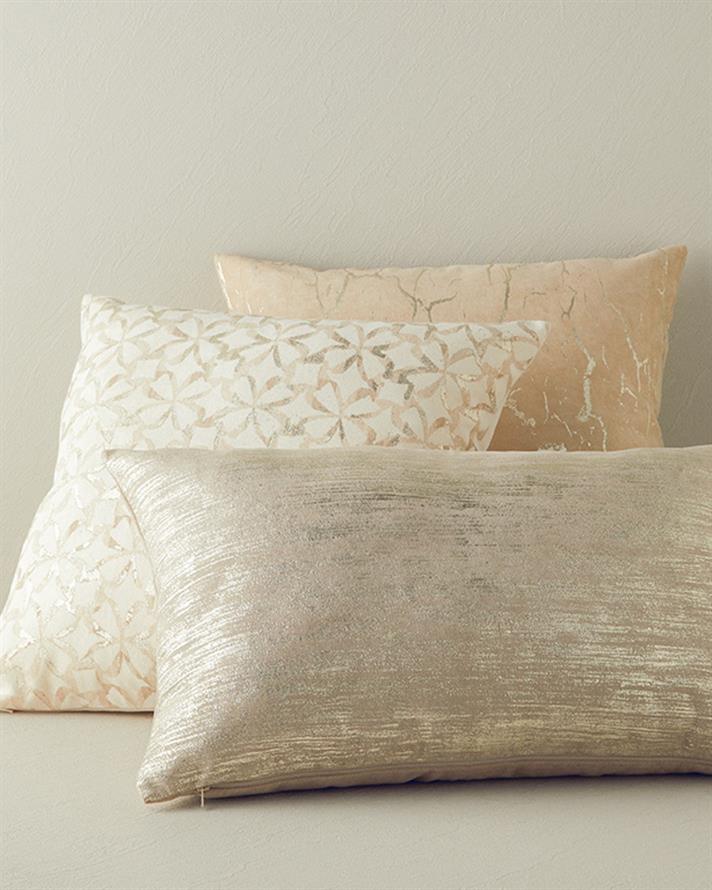 Calida Decorative Cushion 35x55 cm Gold Beige