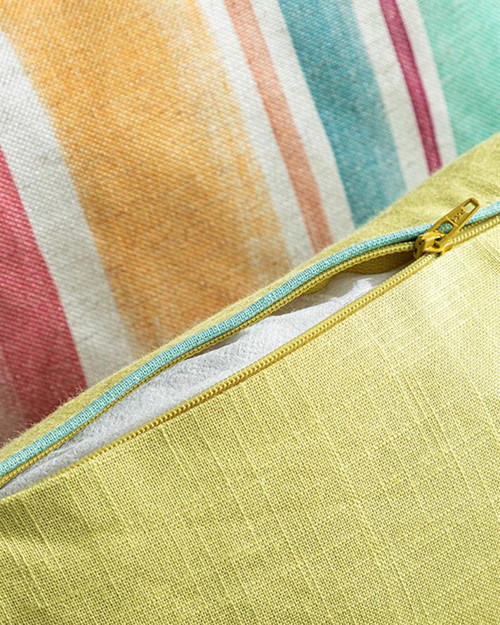 Pernă decorativă, Calvana, bumbac, 45x45 cm, verde