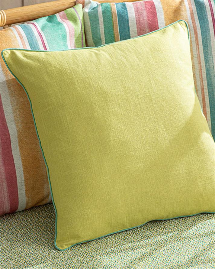 Pernă decorativă, Calvana, bumbac, 45x45 cm, verde