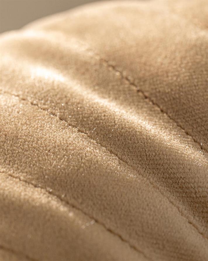 Mandarin Velvet Decorative Cushion 40 cm Mink