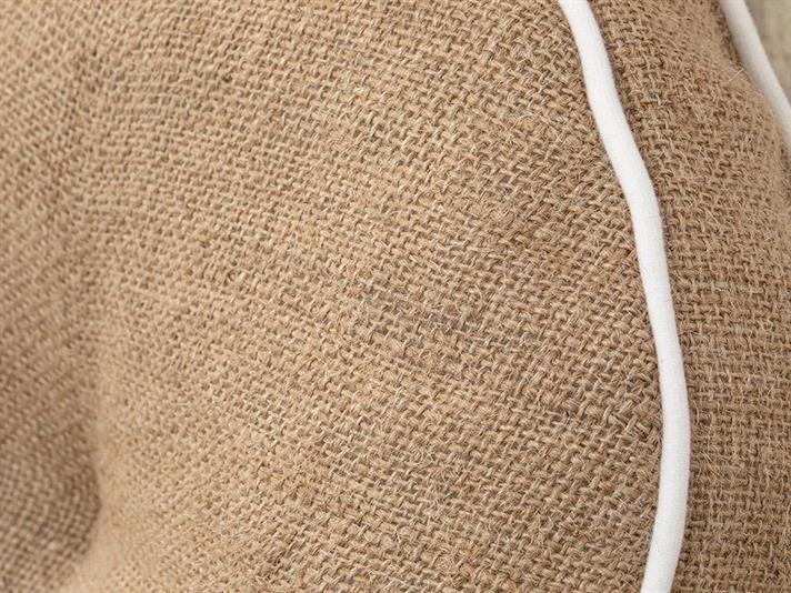 Pernă decorativă, Sand, iută, 40 cm, bej