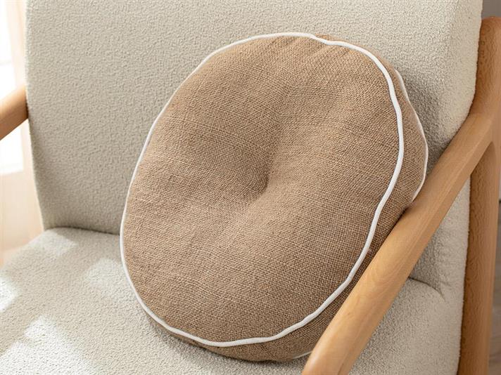 Pernă decorativă, Sand, iută, 40 cm, bej