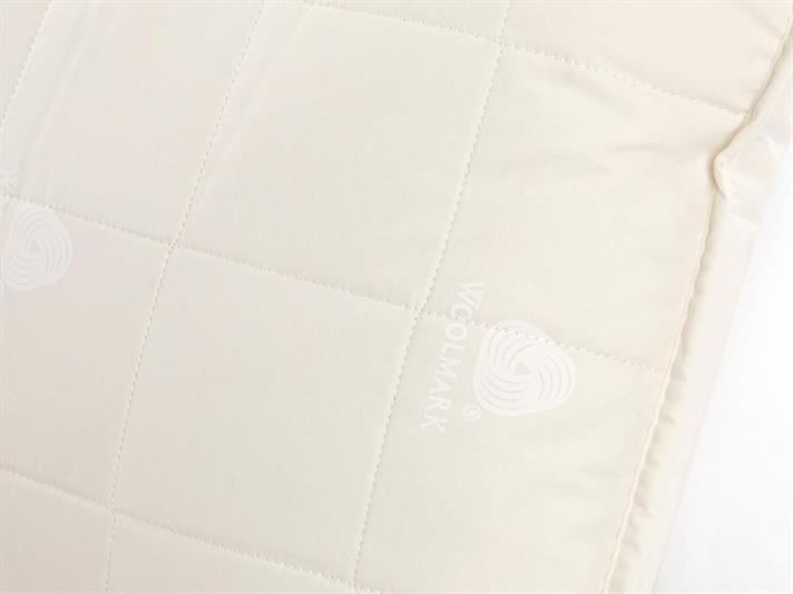 Pernă, Layna, bumbac cu umplutură din lână, 50x70 cm, alb