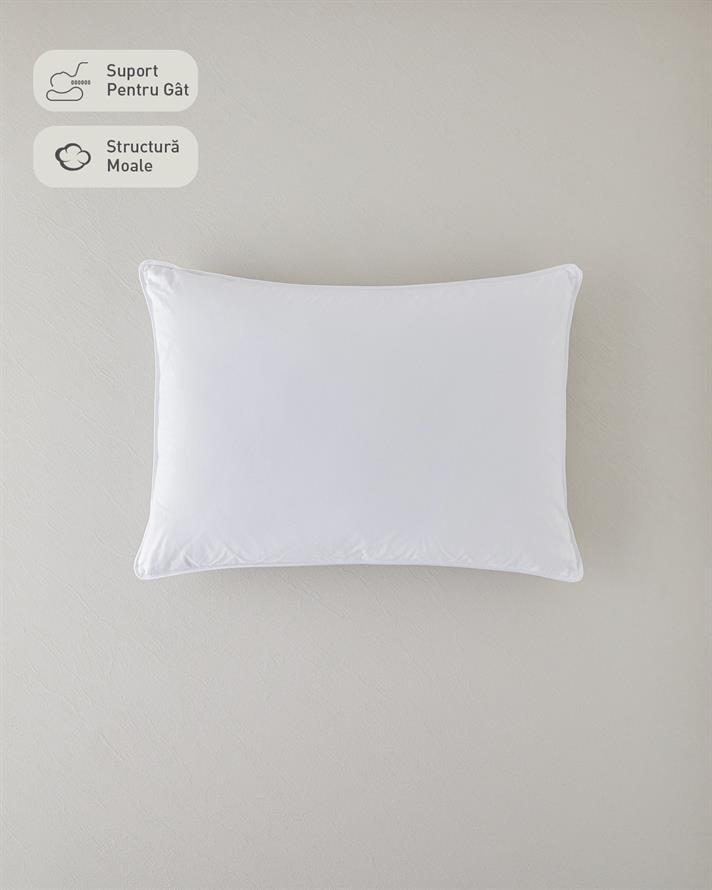 Pernă, Premium, microgel, 50x70 cm, alb