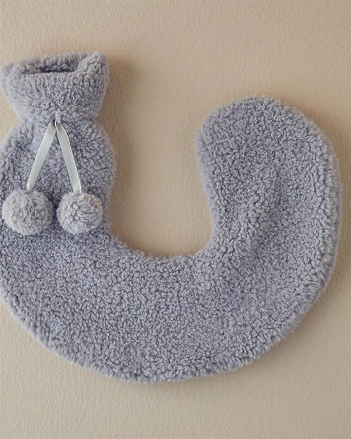 Perna pentru apa calda, Duffy, poliester, 32.5x29.5x4.5 cm, gri