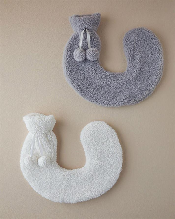 Perna pentru apa calda, Duffy, poliester, 32.5x29.5x4.5 cm, gri