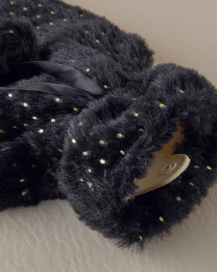 Perna pentru apa calda, Gloria, poliester, 33x19 cm, negru