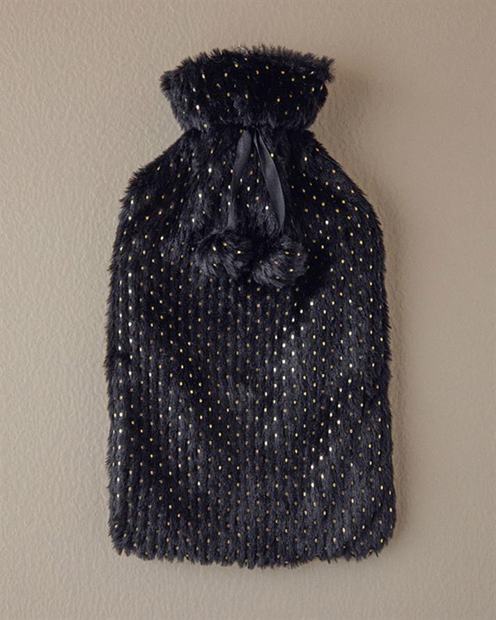 Perna pentru apa calda, Gloria, poliester, 33x19 cm, negru