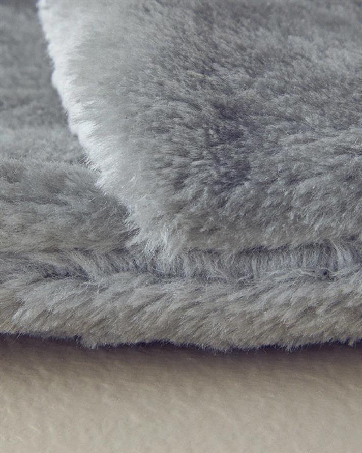 Perna pentru apa calda, Softy, poliester, 37x27 cm, gri