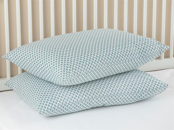 Petit Florets Cu Bumbac Cu 2 Piese Față De Pernă 50x70 cm Seledon