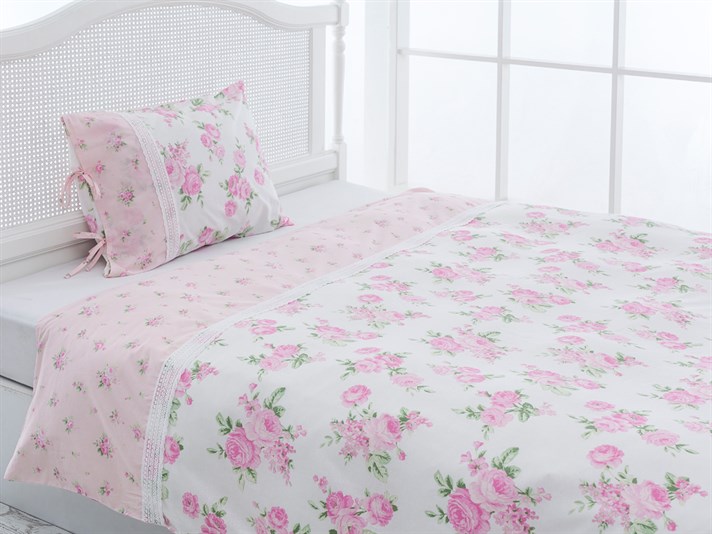 Petit Cu Kopanaki Single Lenjerie De Pat 160x220 cm Roz