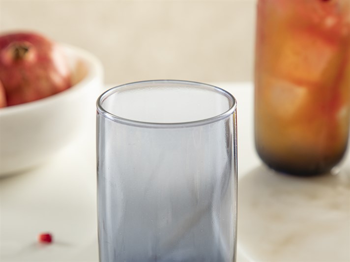 Petunia Glass 3 pcs Glass 365 ml Navy Blue