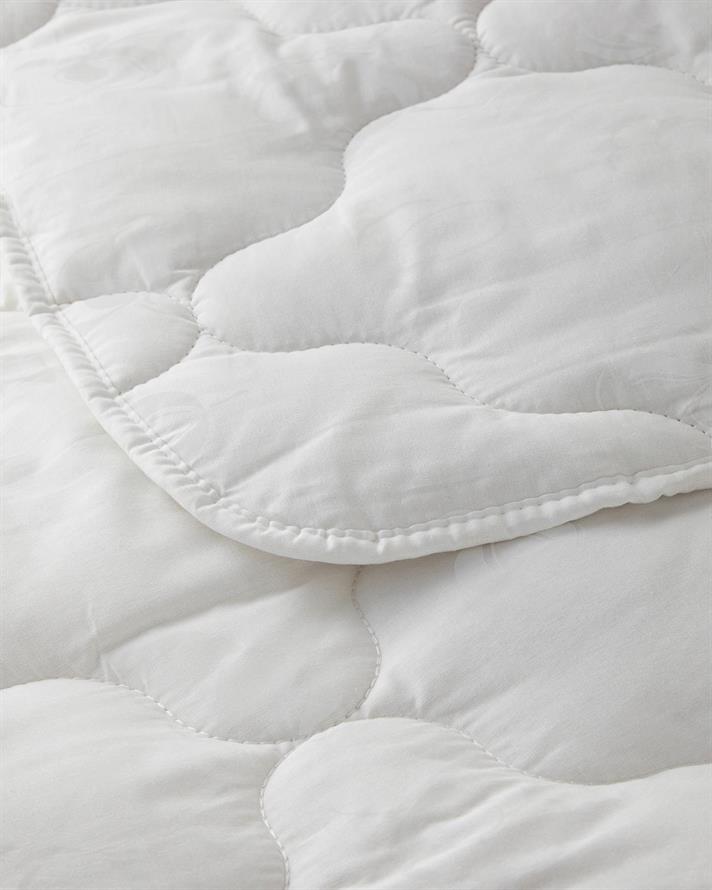 Pilotă bebe, Comfy, 95x145 cm, 70% bumbac 30% microfibră, alb