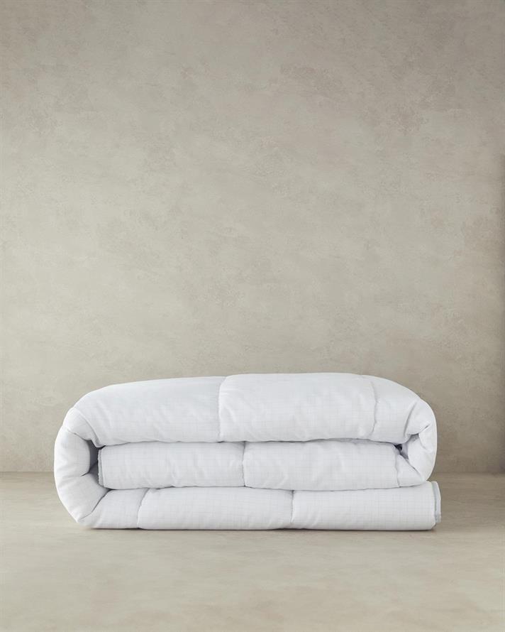 Pilotă, pentru două persoane, Free, poliester, 195x215 cm, alb