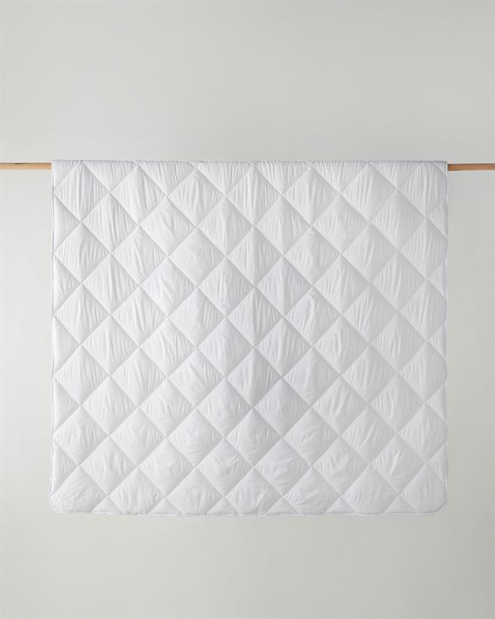 Pilotă, pentru două persoane, Siesta, poliester, 195x215 cm, alb