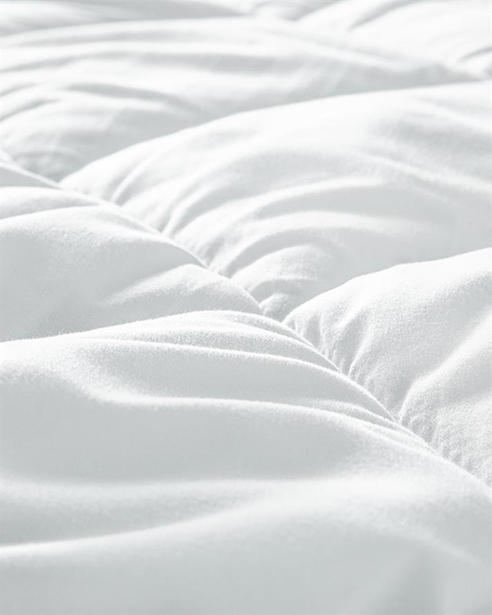 Pilotă, pentru o persoană, Siesta, poliester, 155x215 cm, alb