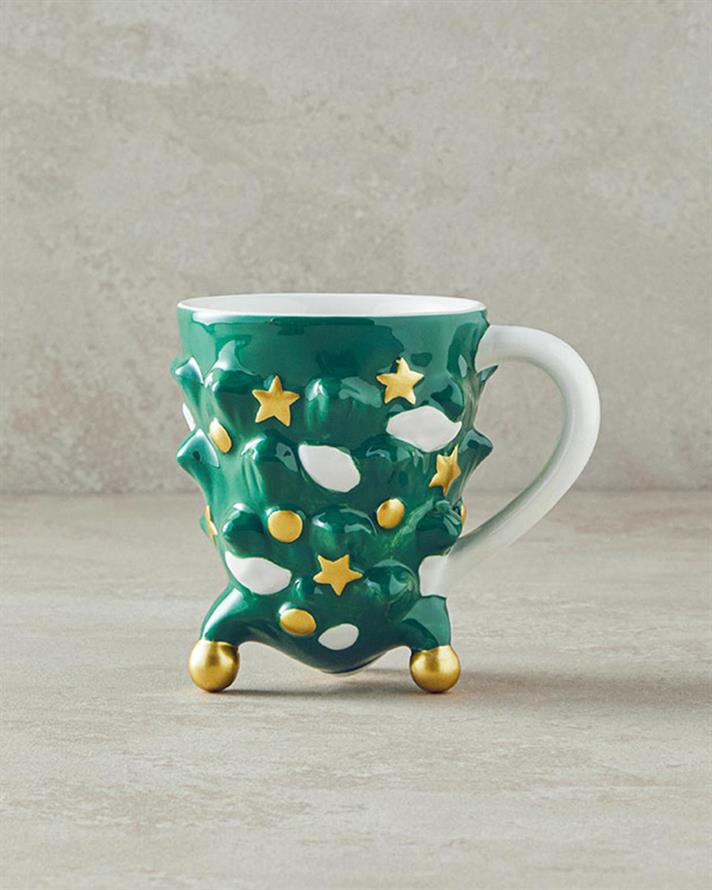 Pine Tree Dolomită Cană 300 ml Verde Închis