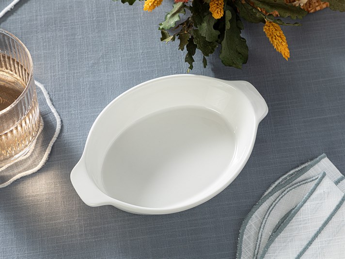 Pineal New Bone Oven Cover 16 cm White