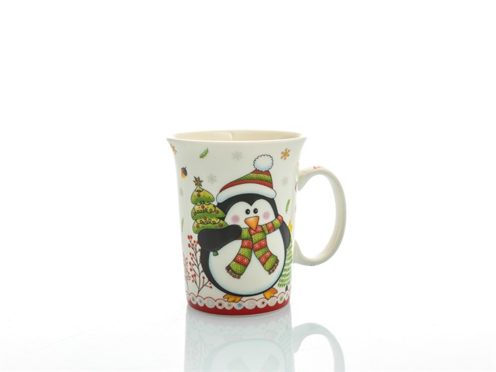 Penguin Bone China Cup 350 ml Red