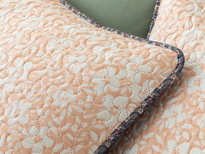 Pink Bliss Set Cuvertură De Pat Single, Multifuncțional, 160*220 Cm, Albastru-Maro