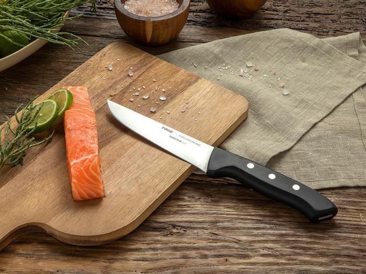 Pirge x English Home Master Cut Steel meat Knife 14,5 cm Black