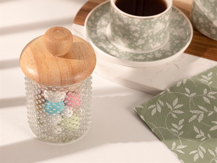 Pia Glass Storing Jar 250 ml Transparent