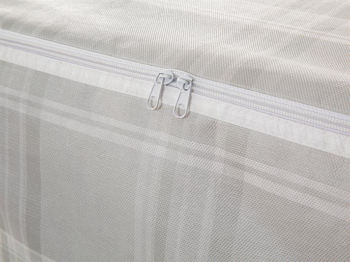 Plaid Lines Coș , 74*46*46 Cm, Albastru İnchis