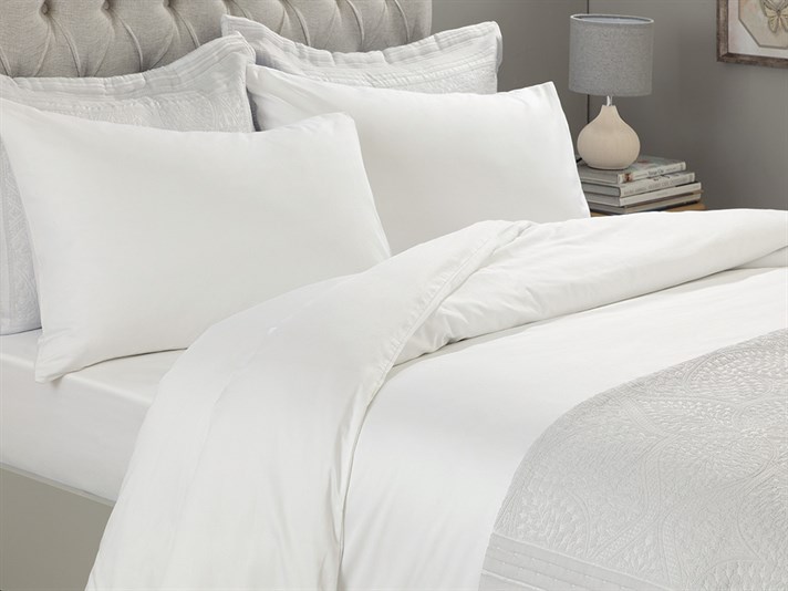 PLAIN 120 Tel  SET LENJERIE DE PAT 200x220 cm White