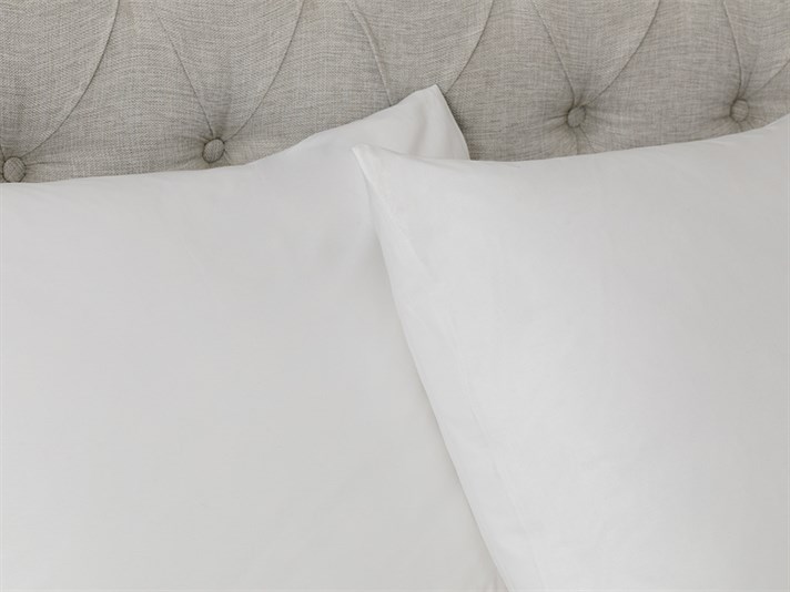 Plain 63 Sârme Set Lenjerie De Pat 200x220 cm Alb