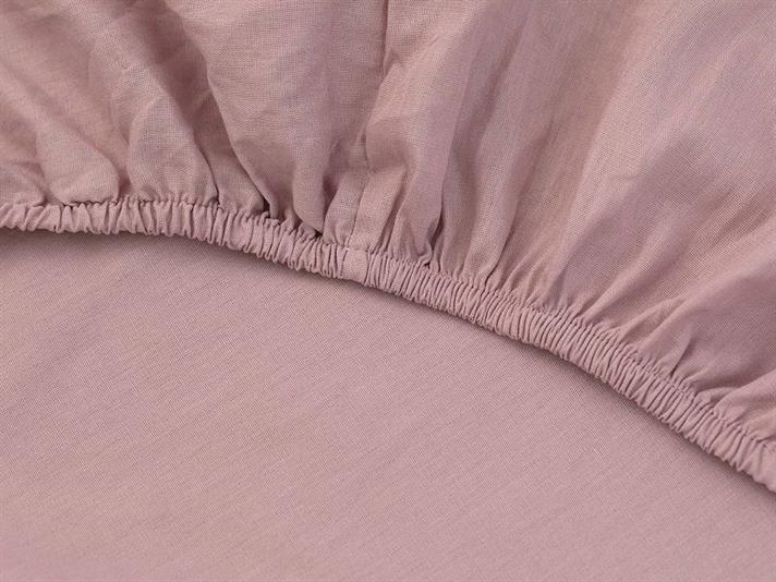 Plain Bumbac Single Set Lenjerie De Pat 160x220 cm Lila - Gri