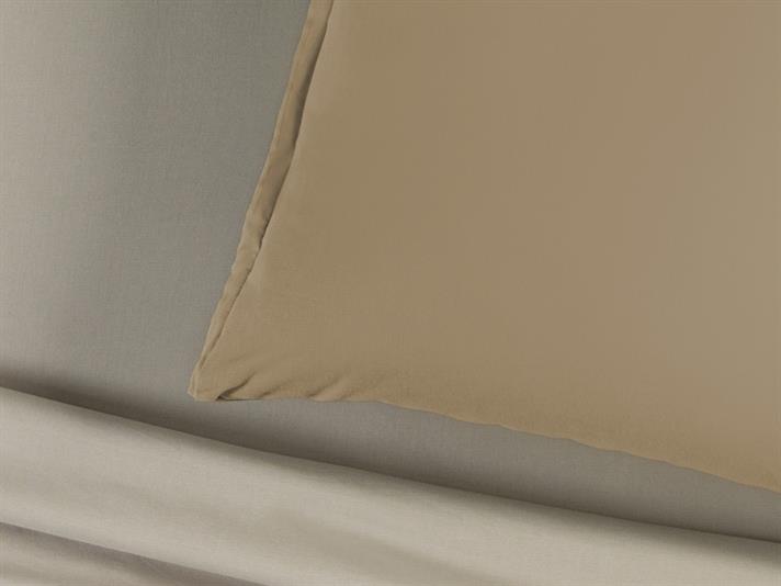 Plain Cu Bumbac Oxford O Singură Piesă Față De Pernă 80x80 cm Spumă De Cafea
