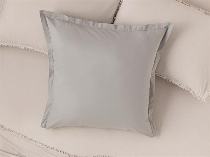 Plain Cu Bumbac Oxford O Singură Piesă Față De Pernă 70x70 cm Pietriș