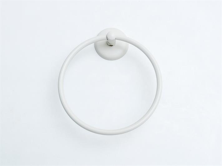 Plain Metal Rundă Suport Pentru Prosop 17,7*15,0 Cm Ecru.