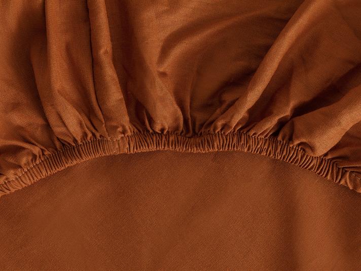 Plain Set Lenjerie De Pat Single - Set Lenjerie De Pat Bumbac | English Home, 160 x 220 cm, Portocaliu-albastru