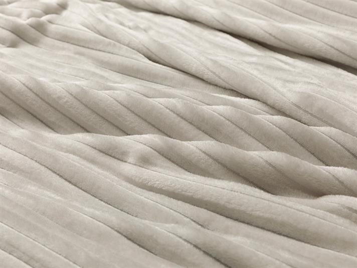 Plain Super Soft Single Pătură 150x200 cm Gri Deschis