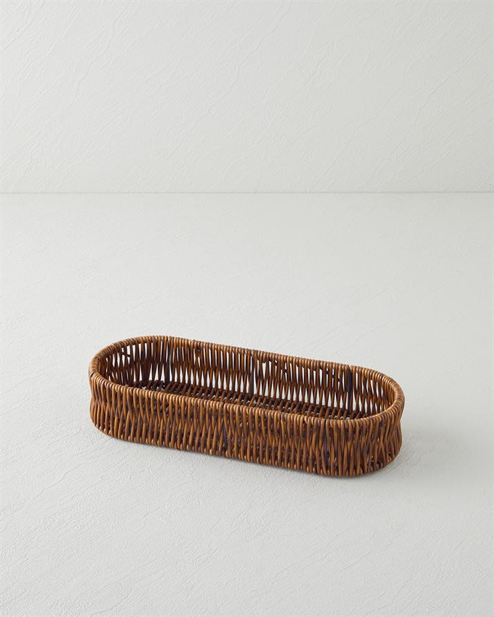 Crustic Plastic Coș De Pâine 28x10x5 cm Maro