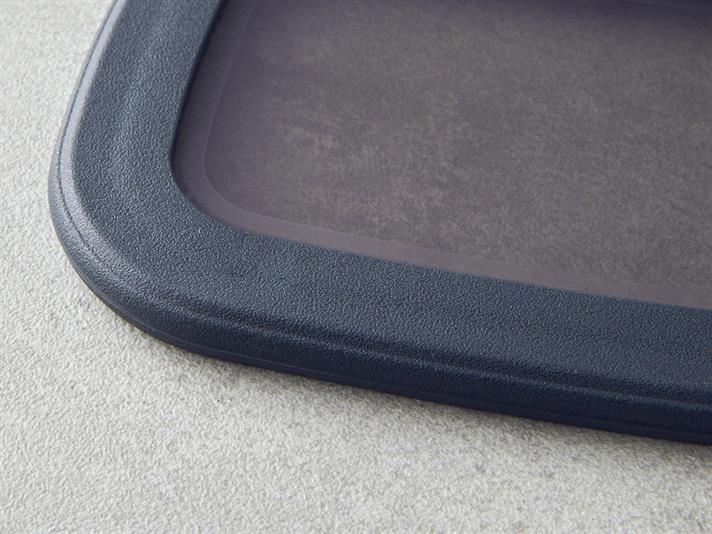 Set 3 recipiente depozitare alimente cu capac, Safe Food, plastic, 1300+2000+3200 ml, antracit