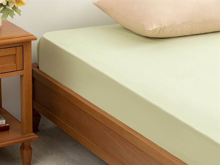 Plat 5 Cu Bumbac Foarte Mare Cearșaf Cu Elastic 180x200 cm Verde