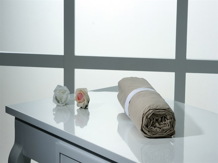 Plat 5 Cu Bumbac Foarte Mare Cearșaf Cu Elastic 180x200 cm Bej