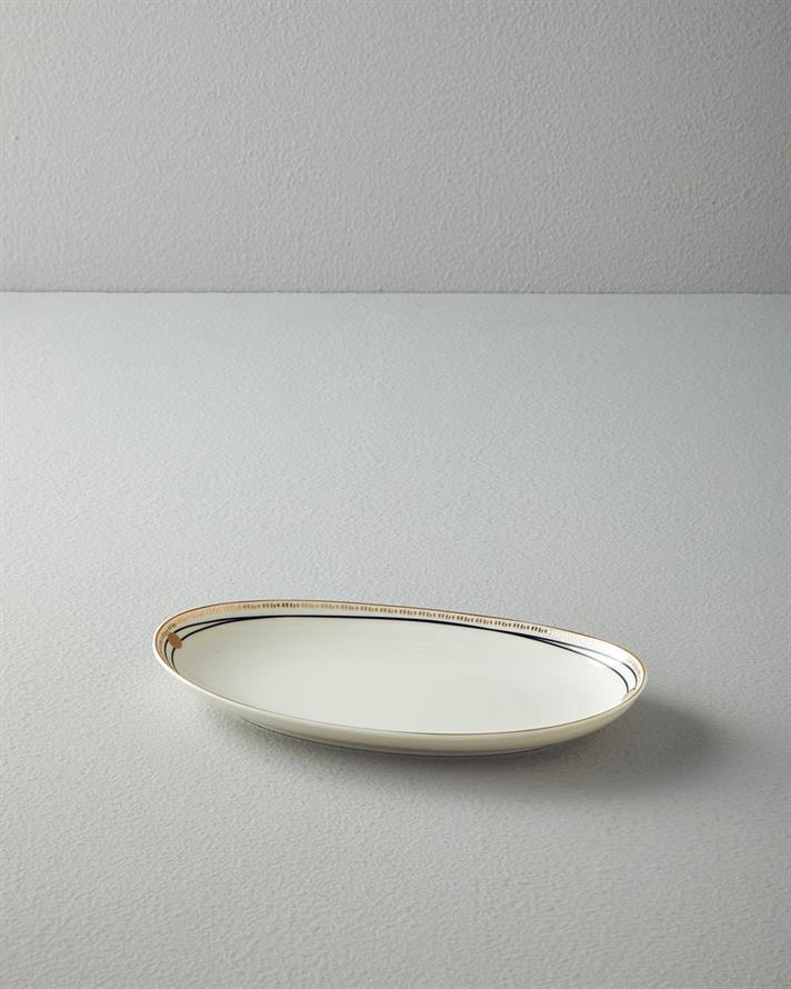 Platou, Modern Glow, porțelan, 25 cm, alb