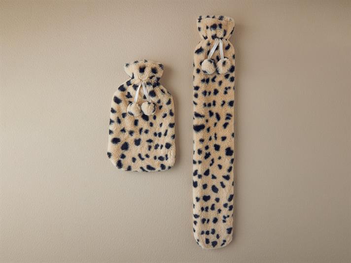 Perna pentru apa calda, Spotty, poliester, 72x12 cm, crem-negru