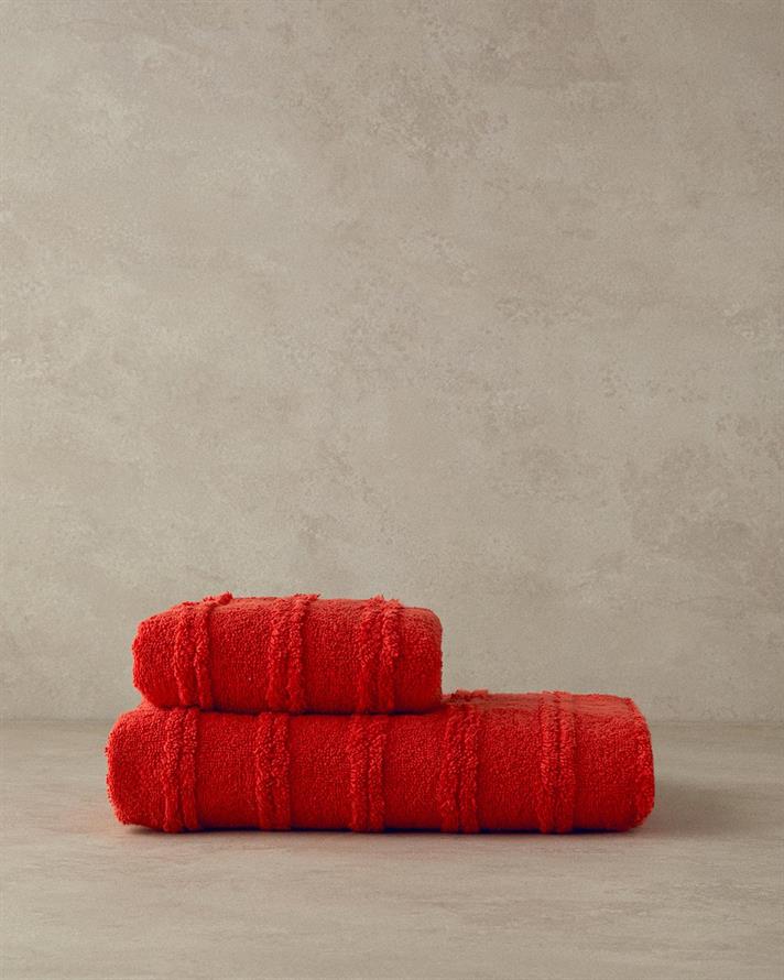 Plume Way Cu Bumbac Prosop De Față 50x80 cm Roșu