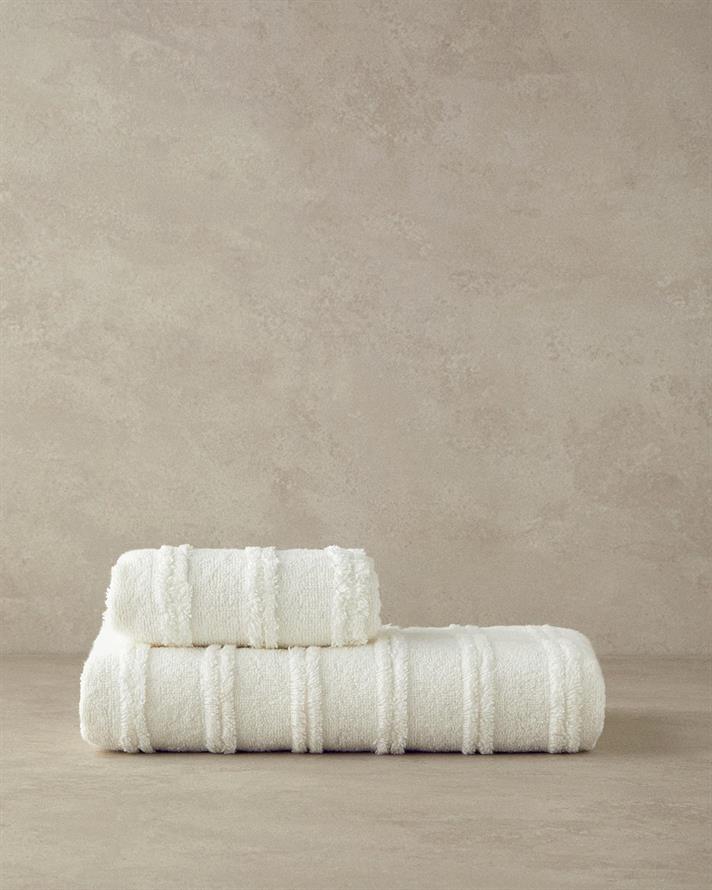 Plume Way Cu Bumbac Prosop De Față 50x80 cm Ecru