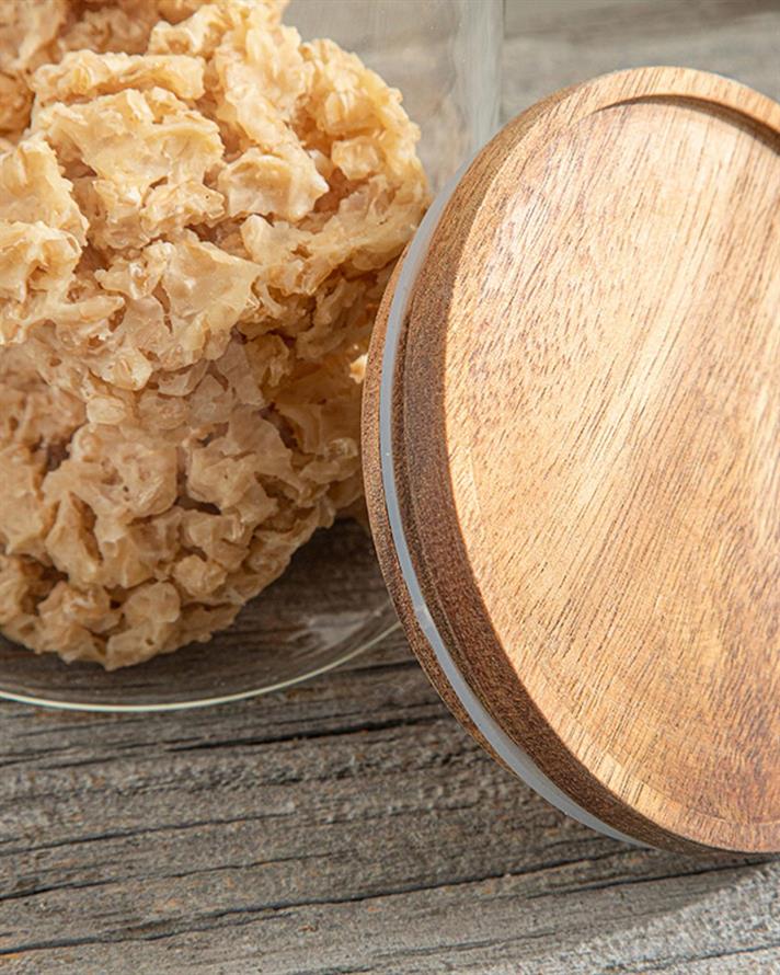 Polina Borosilicate Jar 400 ml Transparent