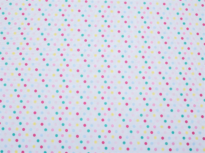 Polka Dot Cu Bumbac Single Cearșaf 160x240 cm Roz
