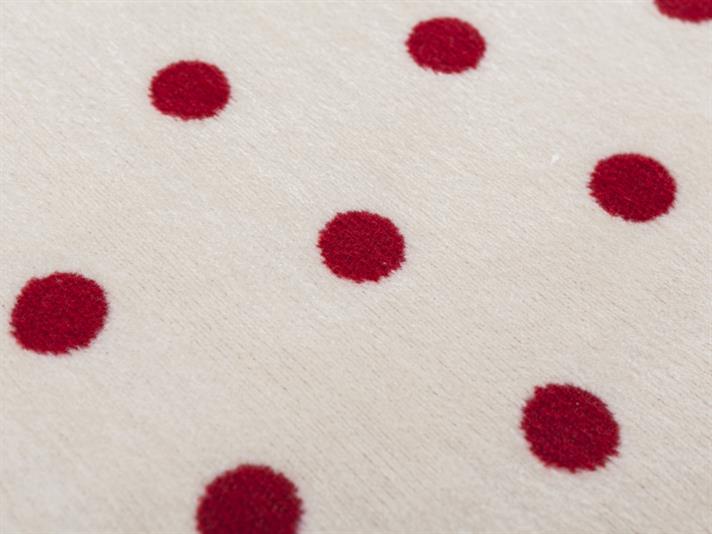 Polka-dot Cottony For One Person  PĂTURĂ 150x200 cm Roşu