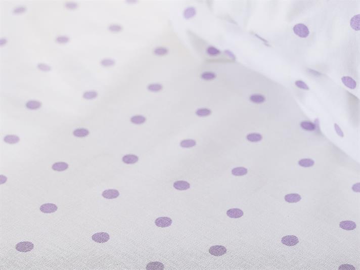 Polka Dot Nou Bumbac Dublu Cearșaf 240*260 Cm Liliac.