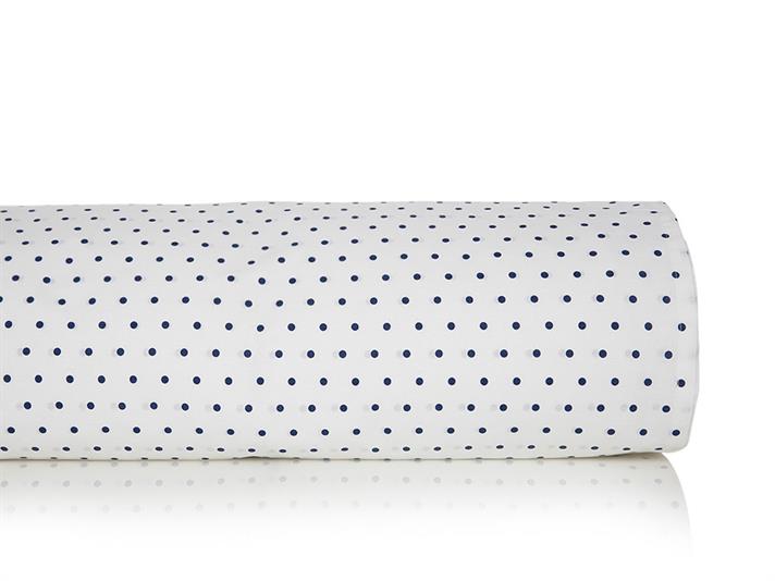 Polka Dot Nou Cu Bumbac Single Cearșaf 160x240 cm Bleumarin