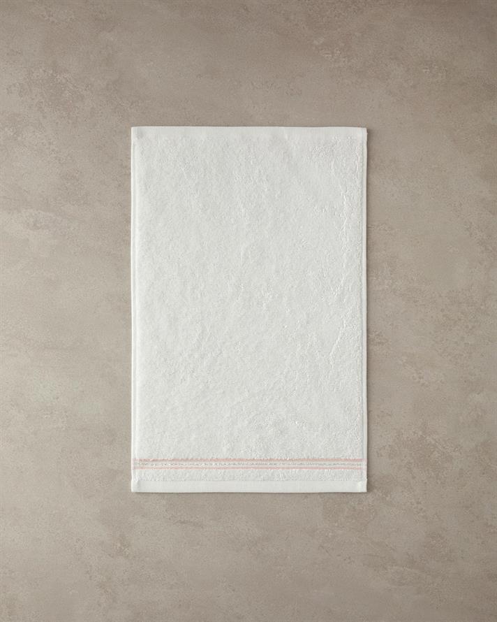 Polly Cu Bumbac Brodat Set De Prosoape De Față 30x45+50x80 cm Ecru