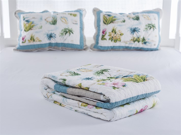 Polly  Patchwork For One Person  SET CUVERTURĂ DE PA 160x240 cm Beige